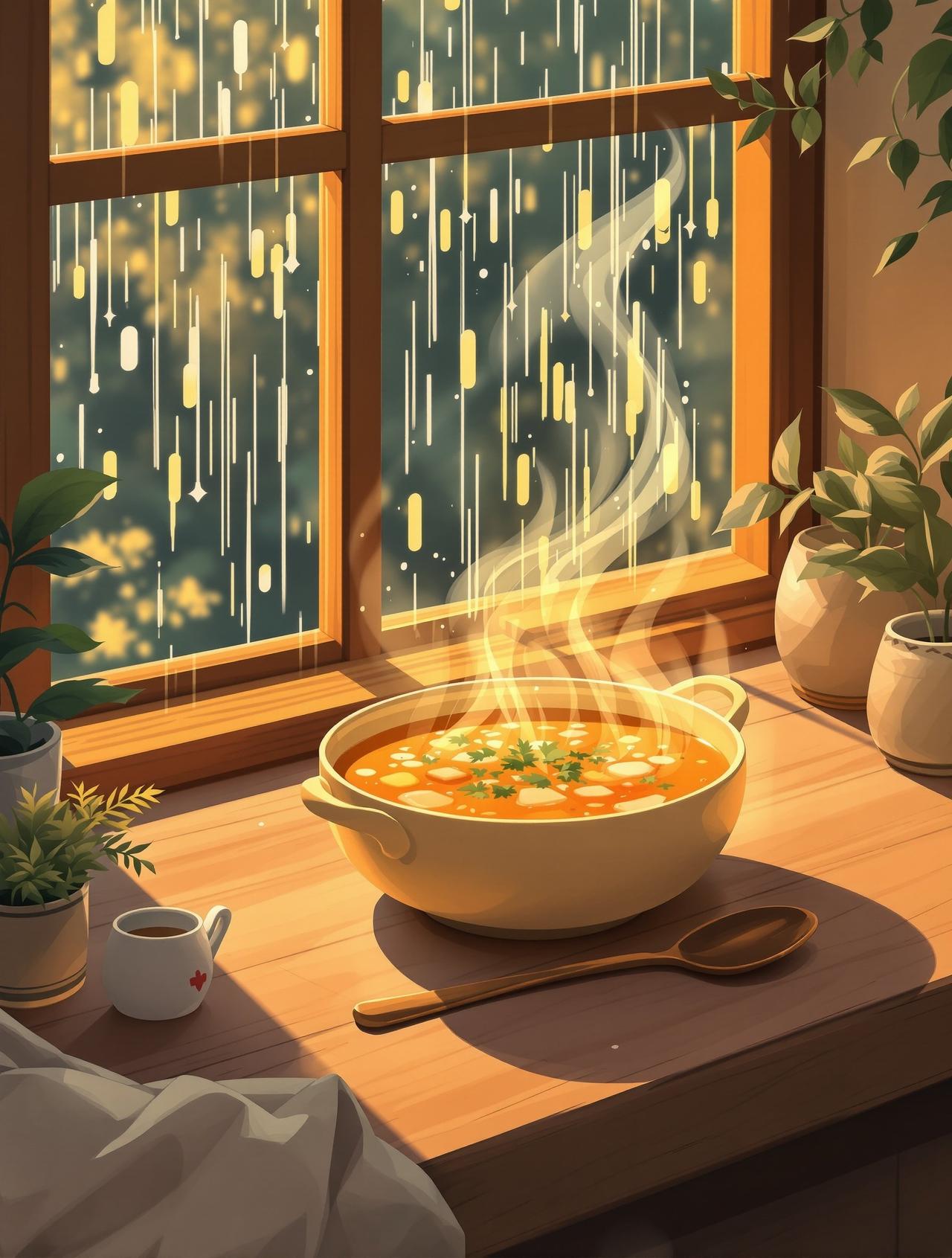 黄果短剧 - 雨天一碗汤